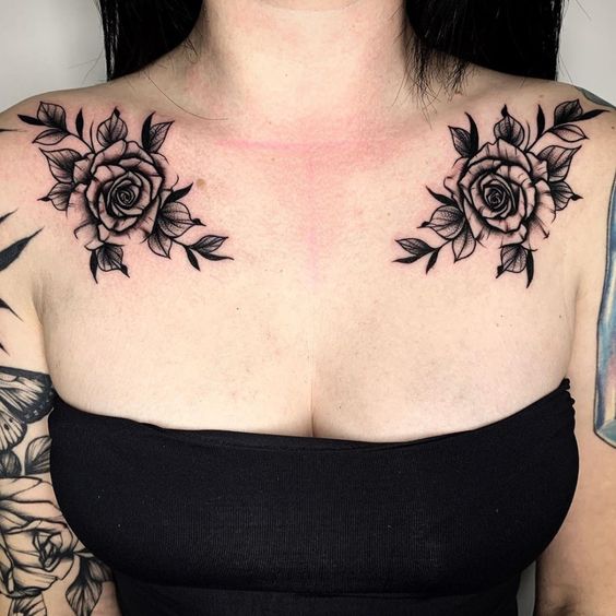 350 Chest Tattoos For Women That Attract All The Attention