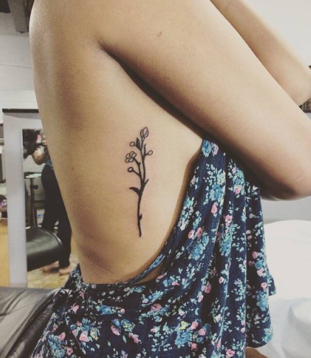 Flesh Tattoo  Little floral side piece by Bekki  Facebook