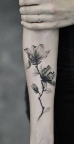 Floral Forearm Tattoo For Women 150x289 