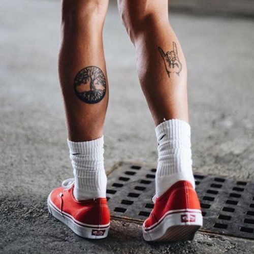 115 Bold and Badass Calf Tattoos That You Will Love