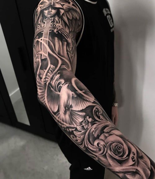 Best Full Sleeve Tattoos For Men - Incredible Designs - ZestVine - 2024