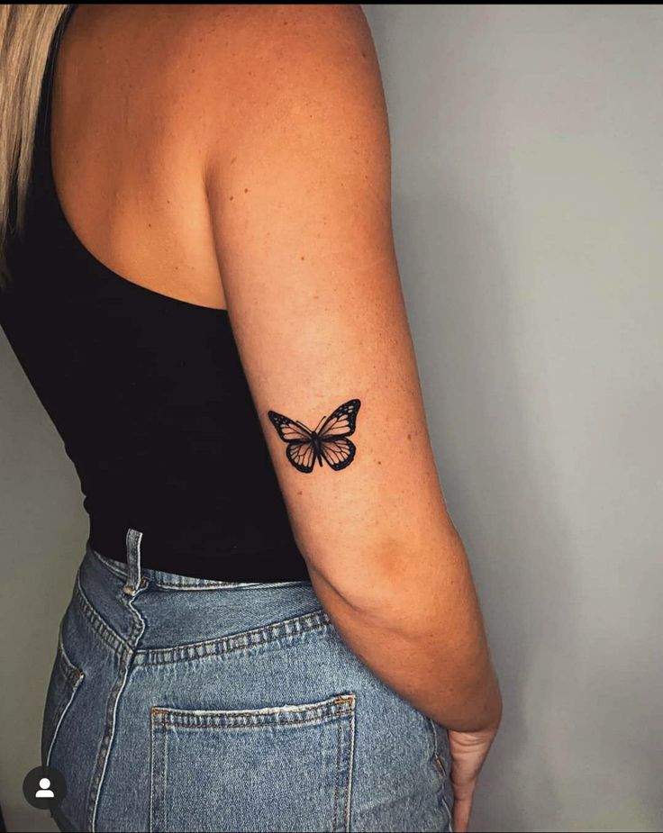 Butterfly Hand tattoo design idea