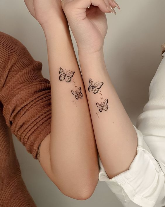 latest Butterfly Hand tattoo design