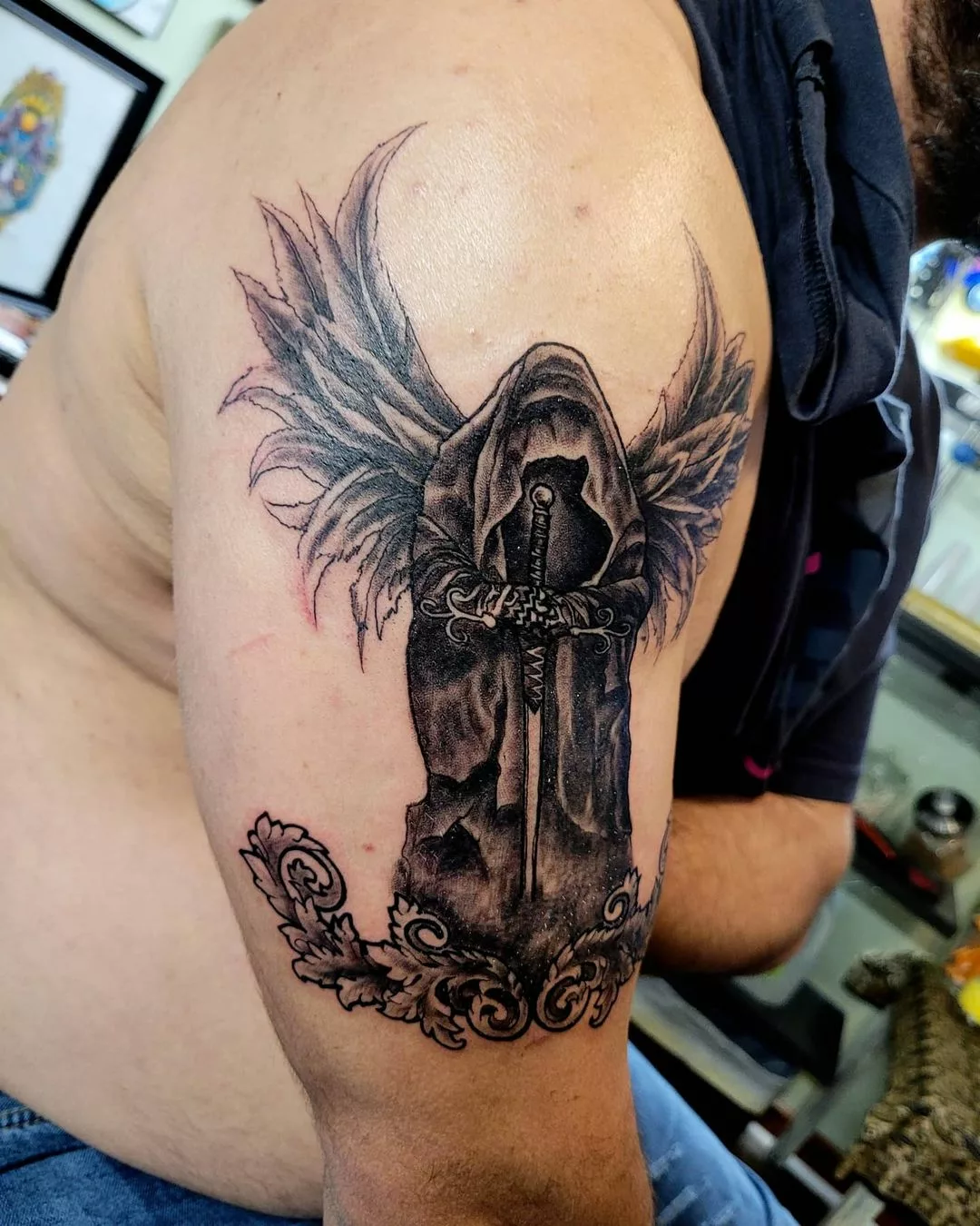 Angel of Death Tattoo 11