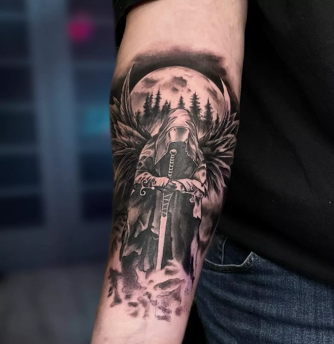 Angel of Death Tattoo 22