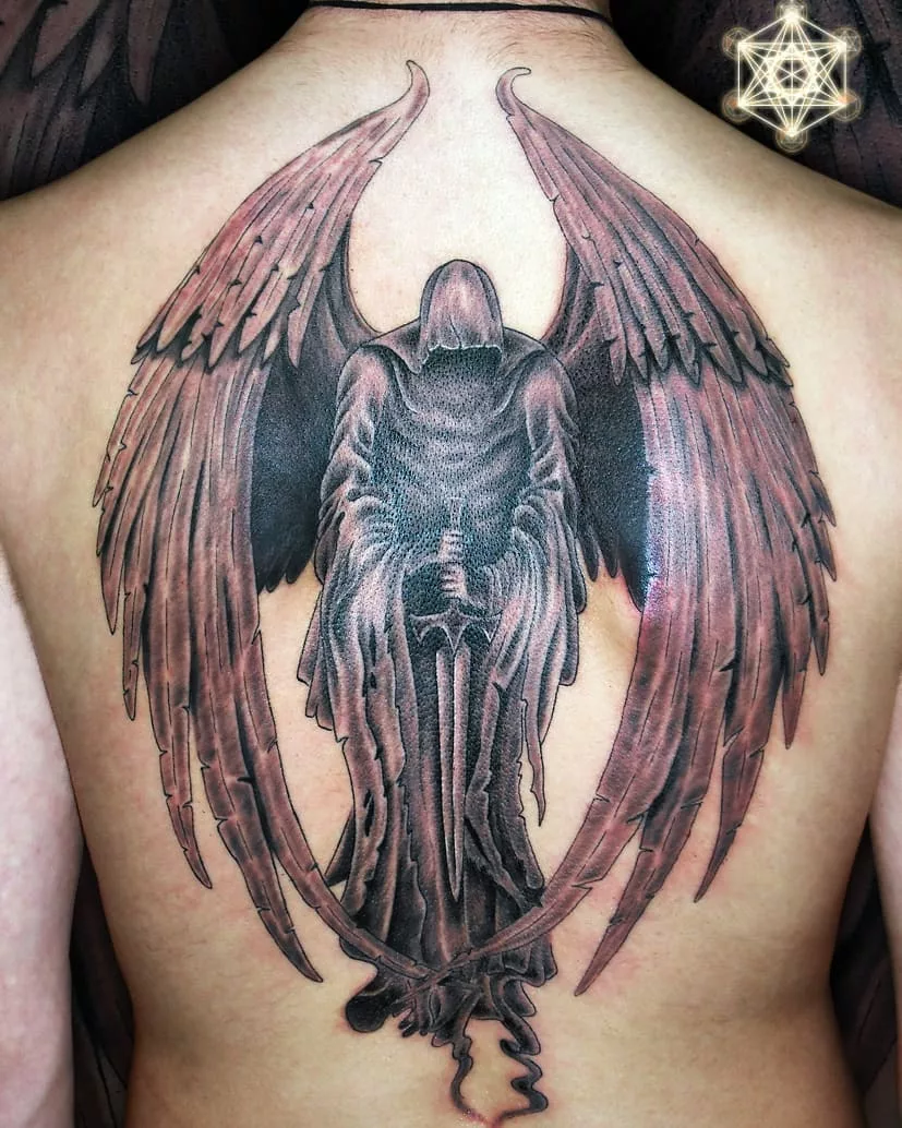 Angel of Death Tattoo 3