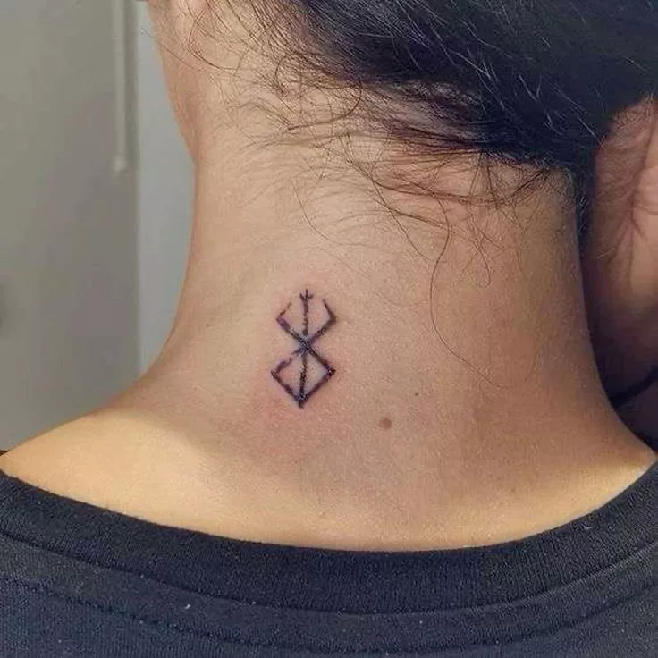 Berserk Brand of Sacrifice Tattoo on neck