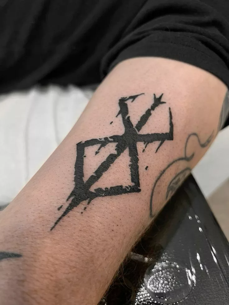 Berserk Brand of Sacrifice Tattoo hand